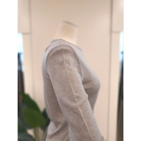 올데이 핑거홀 티셔츠 그레이