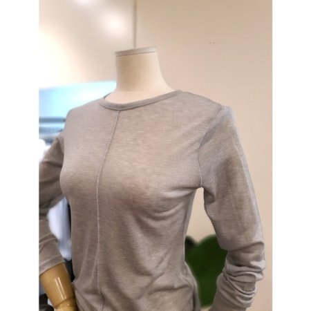 올데이 핑거홀 티셔츠 그레이