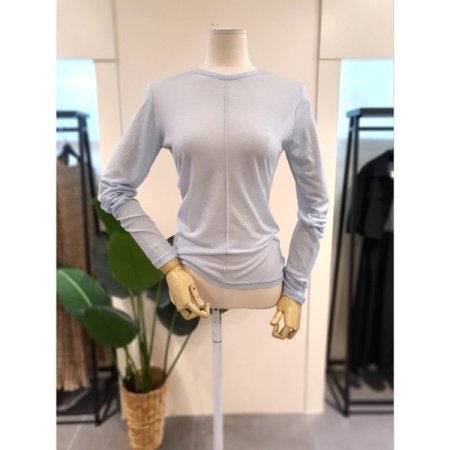 올데이 핑거홀 티셔츠 그레이