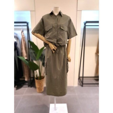 바스락 카고 투피스 세트 DG