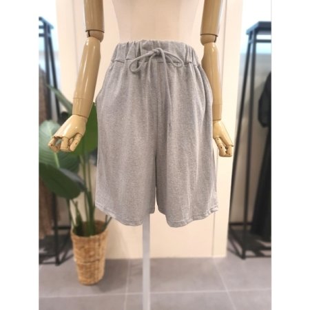 후드티 4부반바지 세트 그레이