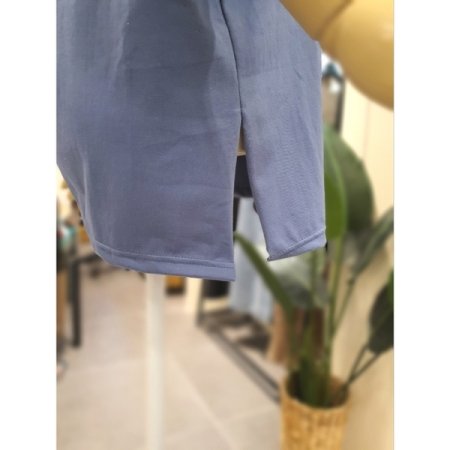 핀터 박시 티셔츠 블루