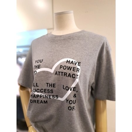 하투하 면 반팔티 그레이