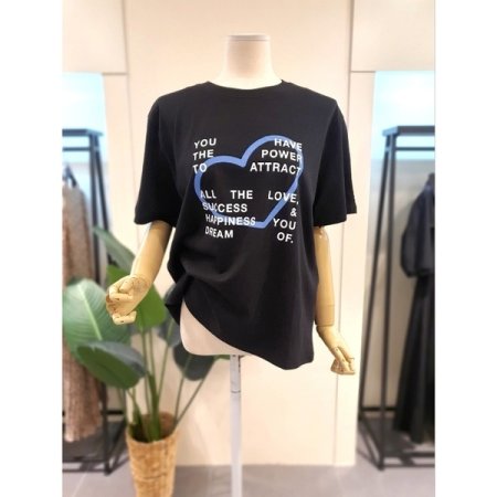 하투하 면 반팔티 그레이