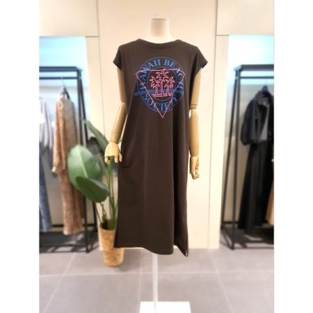 하와이 민소매 원피스 민트