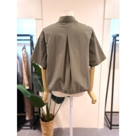 바스락 카고 투피스 세트 카키