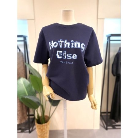 썸띵 반팔 티셔츠 화이트