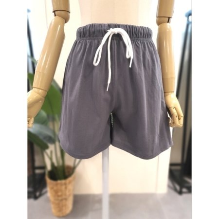 크루 반팔 반바지 세트 핑크