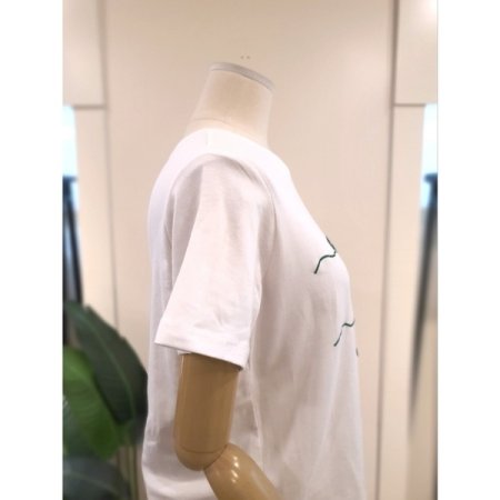 레터링 반팔 티셔츠 화이트