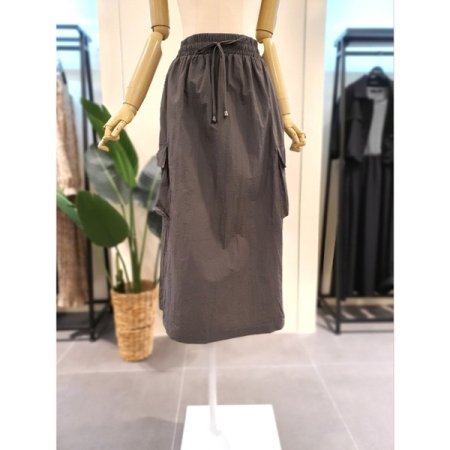 바스락 카고 스포티 세트 다크그레이