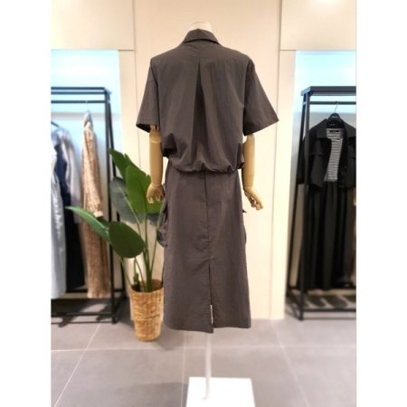 바스락 카고 스포티 세트 다크그레이