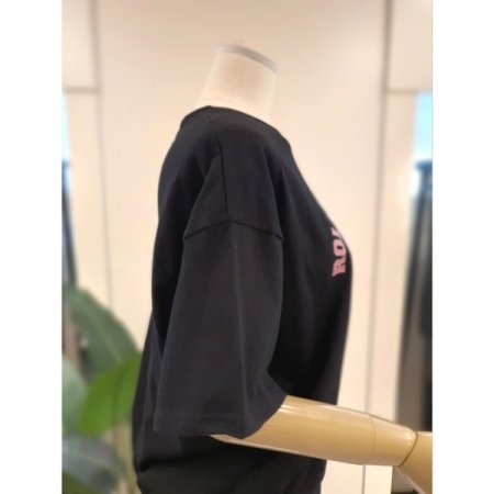 코스터 프린팅 반팔 티셔츠 블랙