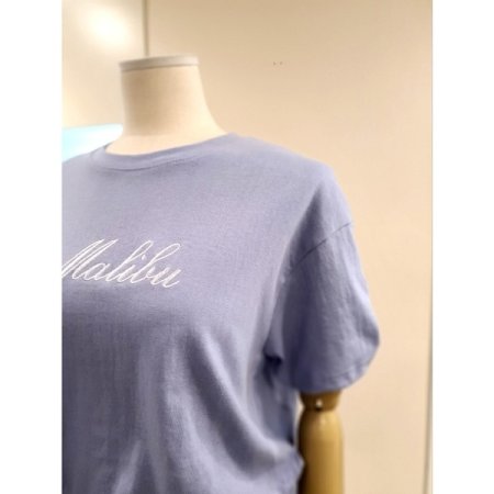말리부 자수 반팔 티셔츠 SB