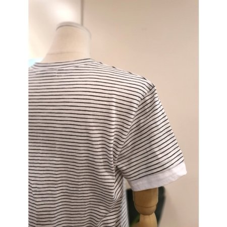 레이어드 스트라이프 티셔츠 화이트