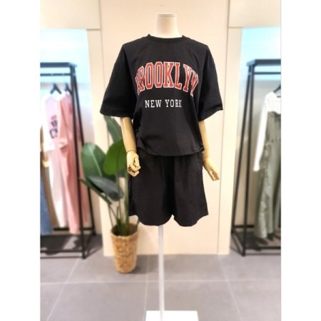 바스락 브룩클린 트레이닝 세트 블루