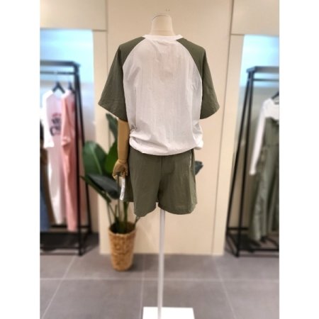 바스락 나그랑 반팔 반바지 트레이닝