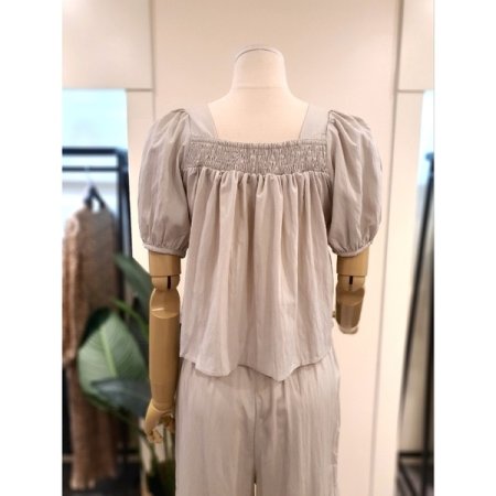 바스락 블라우스 팬츠 세트 3색상