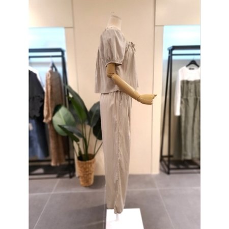 바스락 블라우스 팬츠 세트 3색상