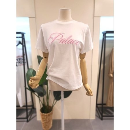 팔라스 자수 티셔츠 화이트
