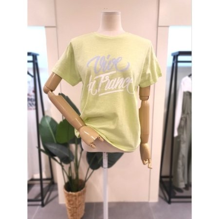 바이브 슬라브 반팔티셔츠 화이트