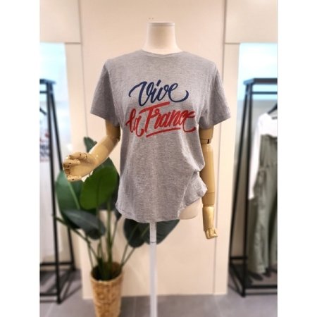 바이브 슬라브 반팔티셔츠 화이트