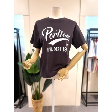 1993 프린팅 반팔 티셔츠 베이지