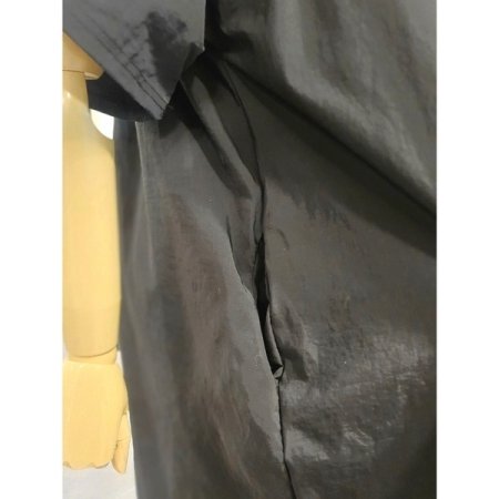 포켓 셔링 원피스 블랙