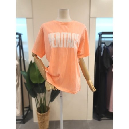네온 해리티지 반팔티 오렌지