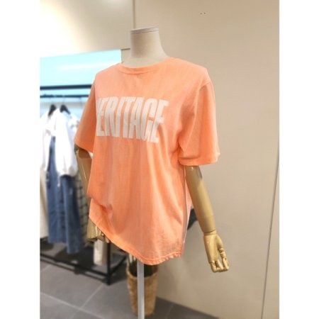 네온 해리티지 반팔티 오렌지