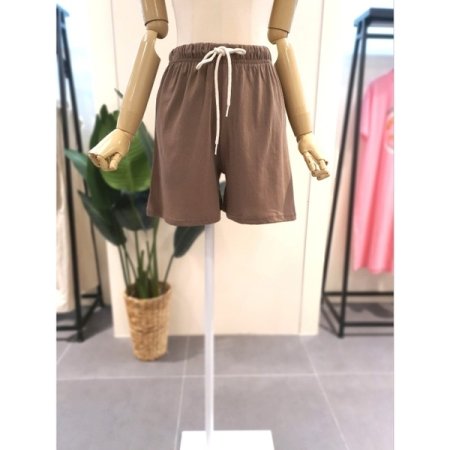 체리 반팔 반바지 세트 아이보리