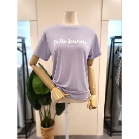 쿨 프린팅 티셔츠 아이보리