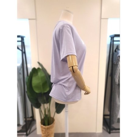 쿨 반팔 티셔츠 퍼플