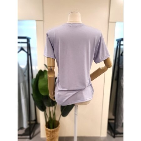 쿨 반팔 티셔츠 퍼플