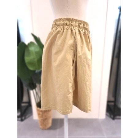 썸머 4부 밴딩 반바지 베이지