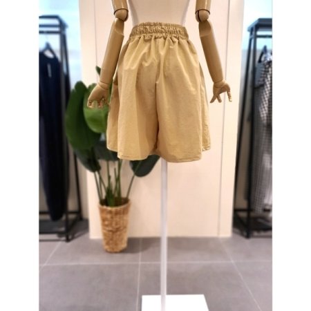 썸머 4부 밴딩 반바지 베이지