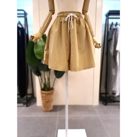 썸머 4부 밴딩 반바지 블랙