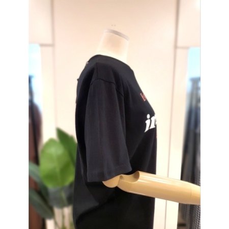 요거트 프린팅 티셔츠 블랙