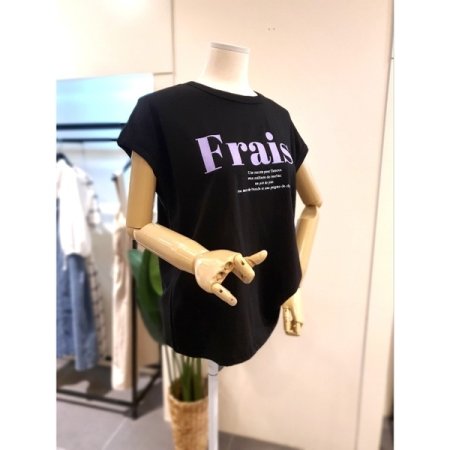 프레이즈 민소매 티셔츠 블랙