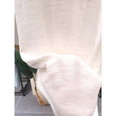 린넨 혼방 반팔 티셔츠 오트밀