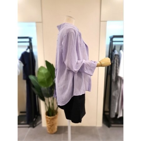 나시 블라우스 세트 퍼플