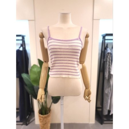 나시 블라우스 세트 퍼플