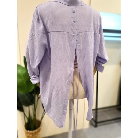 나시 블라우스 세트 퍼플