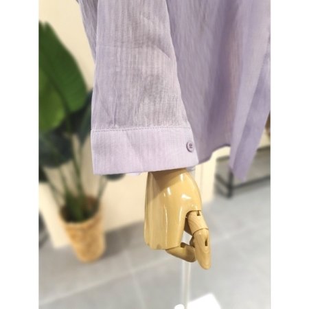 나시 블라우스 세트 퍼플