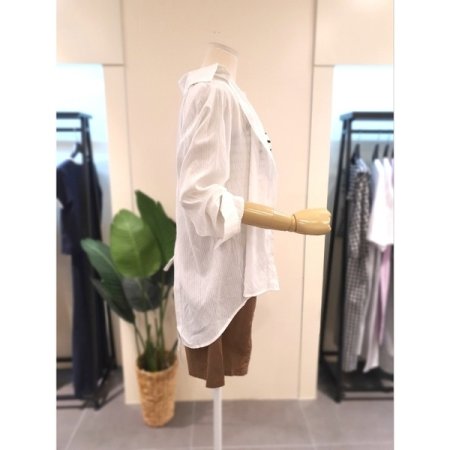 썸머 나시 블라우스 세트 아이보리