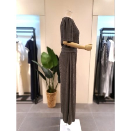 요루 스판 반팔 와이드팬츠 세트 KH