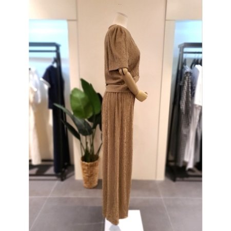 요루 여름 반팔 와이드팬츠 셋업 베이