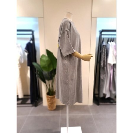 선샤인 반팔 원피스 그레이