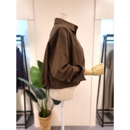 어텀 나시 셔츠 세트 브라운