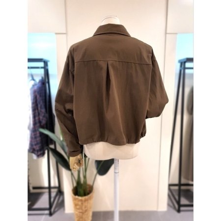 어텀 나시 셔츠 세트 브라운