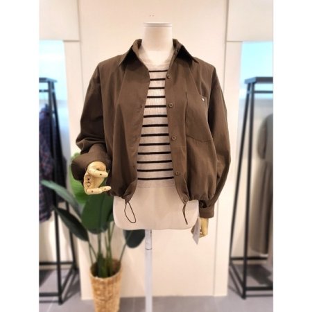 어텀 나시 셔츠 세트 네이비